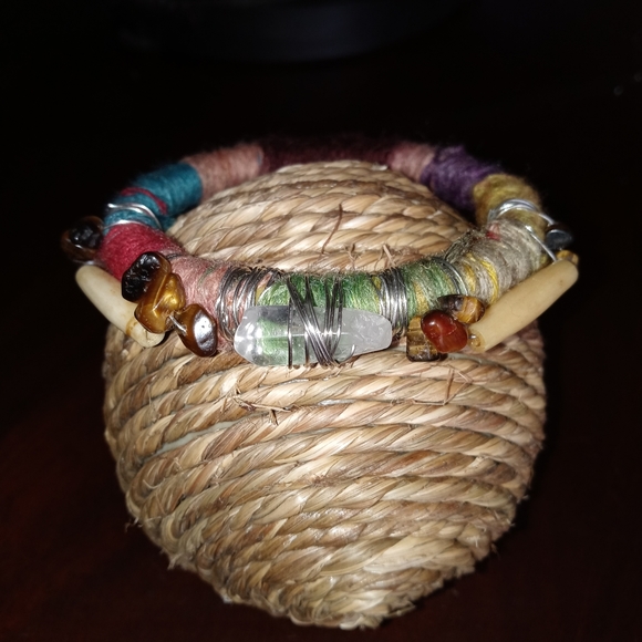 Boho inspired bangle - Picture 3 of 8